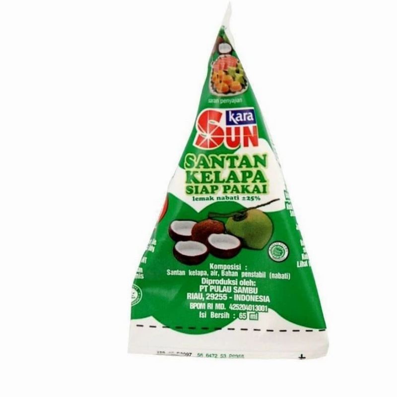 

Sun Kara Santan Kelapa Siap Pakai 65ml