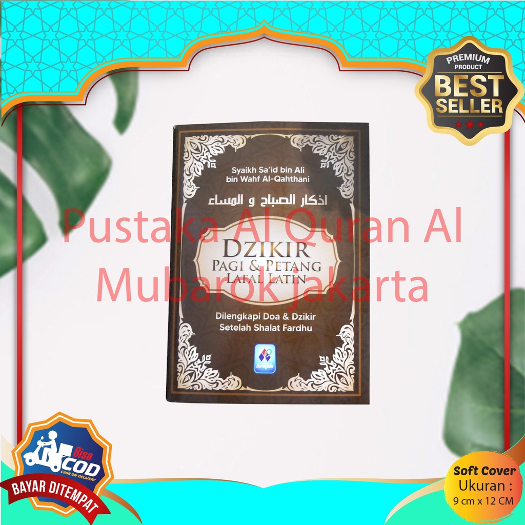 ORIGINAL- Soft Cover Buku Dzikir Pagi Dan Petang Ukuran Sedang, Dzikir Pagi Dan Petang Buku Dzikir P
