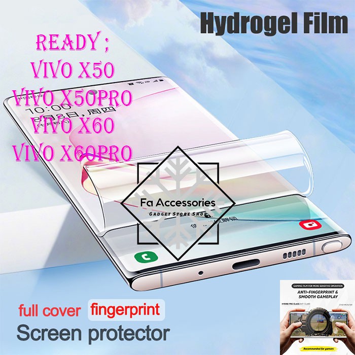 FA ANTI GORES JELLY HYDROGEL VIVO X50 X50PRO X60 X60PRO X70 X70PRO X80 X80PRO PRO FULL SCREEN PROTECTOR