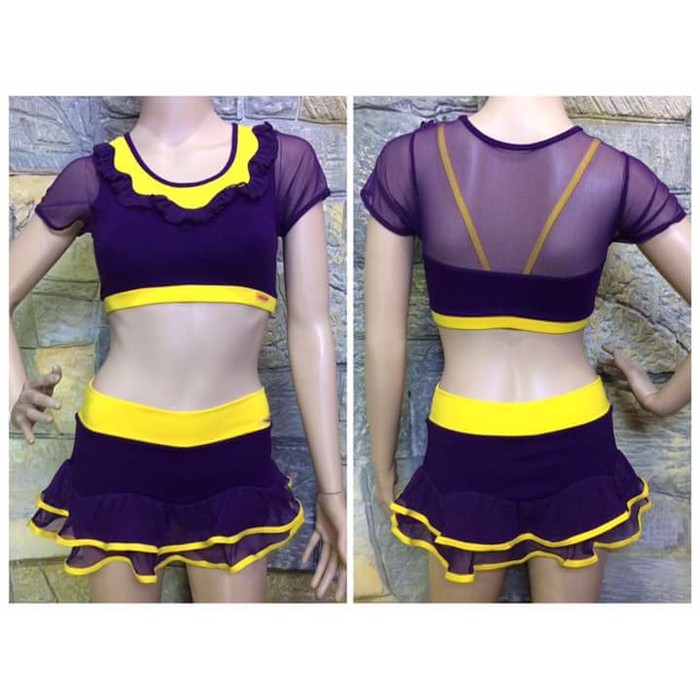 baju senam/setelan rok senam/setelan zumba/rok senam