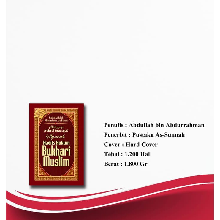 Syarah Hadits Hukum Bukhari Muslim B-1338