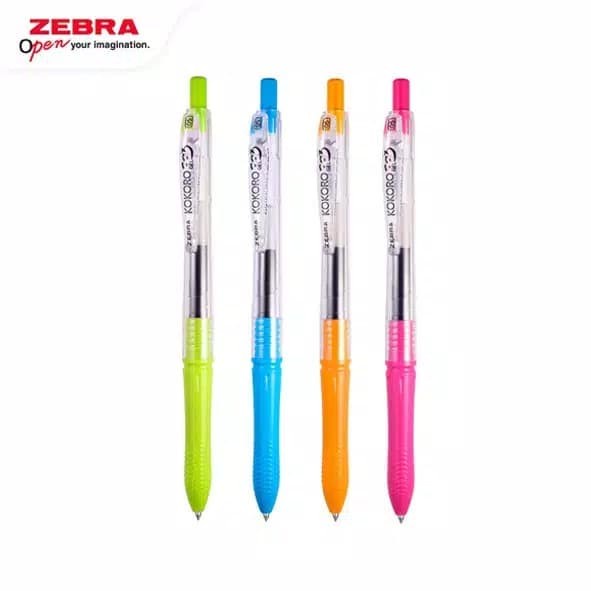 

Nikmati Pulpen Zebra Kokoro Lusinan Terbatas