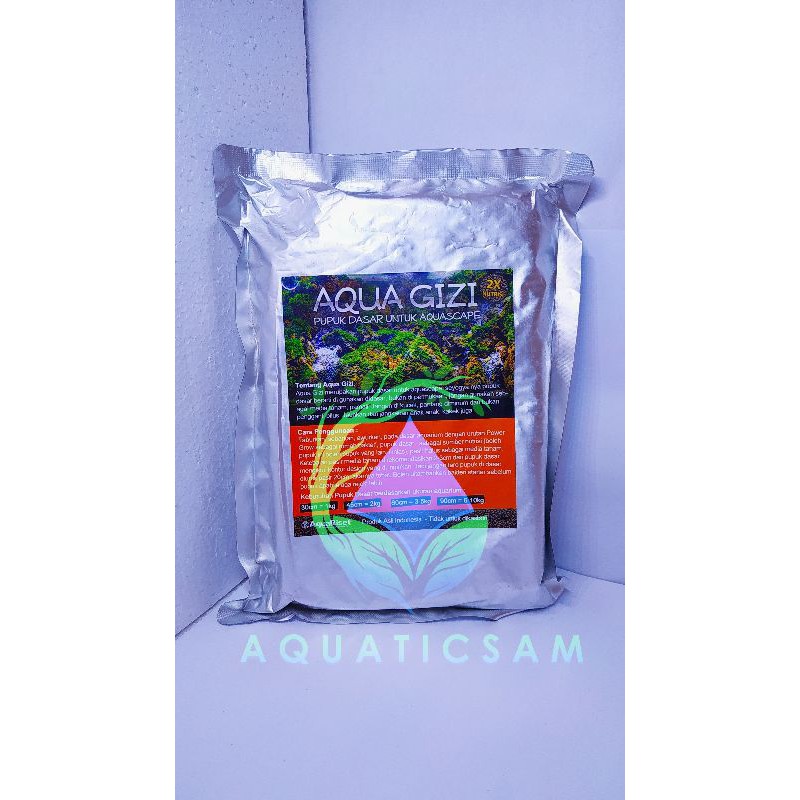 Aquagizi Pupuk Dasar Aquascape Aquajaya x Aquariset