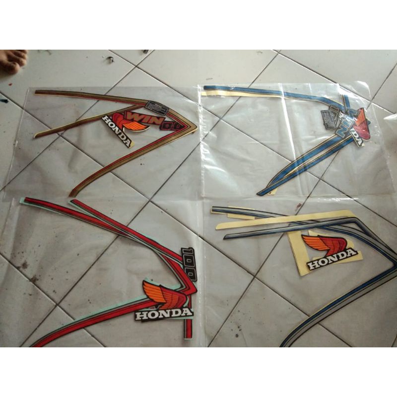 Striping Honda Win 100 full Body standar