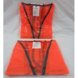 Rompi Kerja Project Proyek Jaring Orange Bahan Rapi &amp; Good Quality
