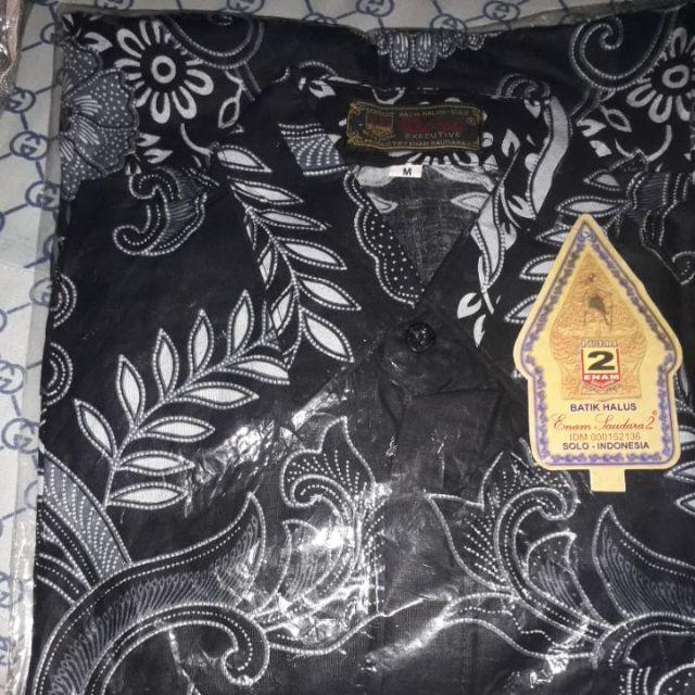 Kemeja Batik Pria Lengan Panjang Size M L Xl Xxl Bswart Batik Hrb026 Kenongo Hem Panjang Padi