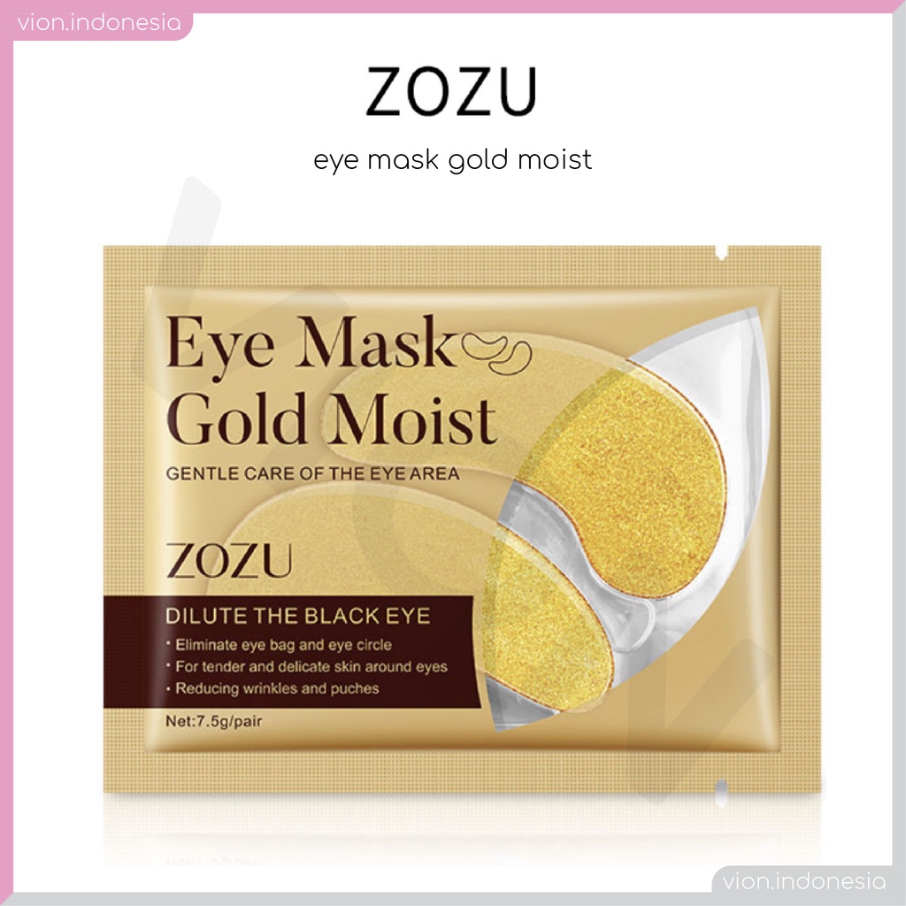 ZOZU Eye Mask Masker Mata Kantong Mata Black Eye Mata Panda Collagen Gold Crystal ZO002