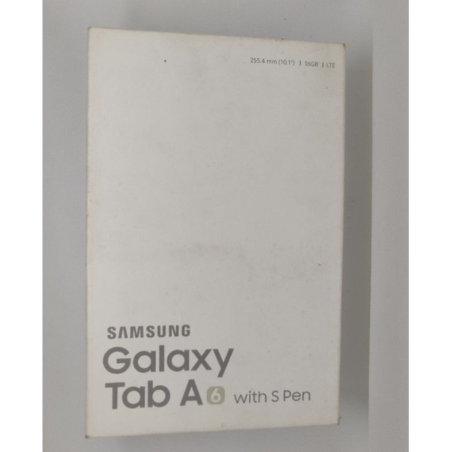 box tablet samsung galaxy tab a6 with s pen