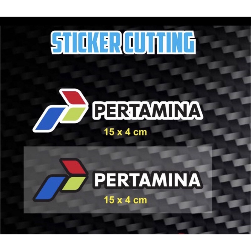 Sticker Pertamina stiker cutting anti luntur