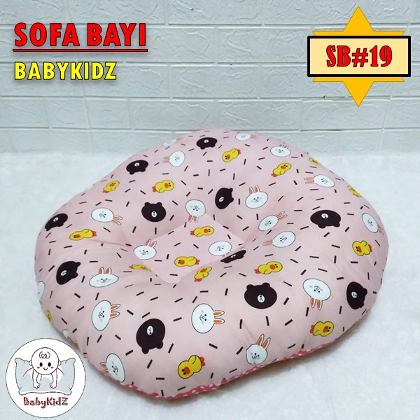 Sofa Bayi Jumbo Sofa Bayi Multifungsi Kasur Bayi atau Kursi Bayi Belajar Duduk Motif Karakter Lucu