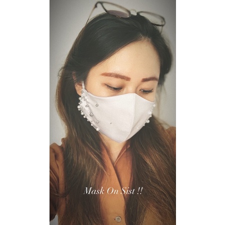 Snowdrop Side Masker Kondangan Mewah By Faymask Part 1