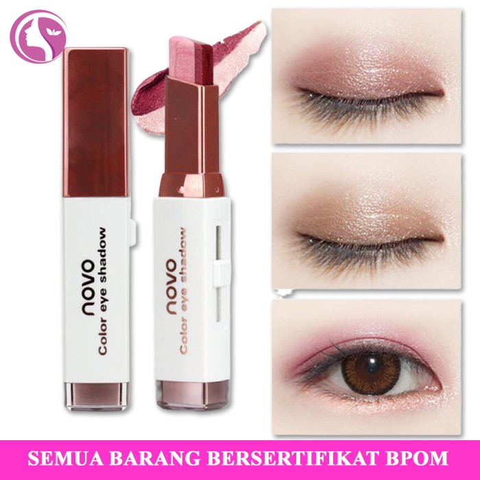 SS253 Make up Kosmetik Eyeshadow Novo Makeup Eyeshadow Novo Pencil Eyeshadow Kecantikan Wanita