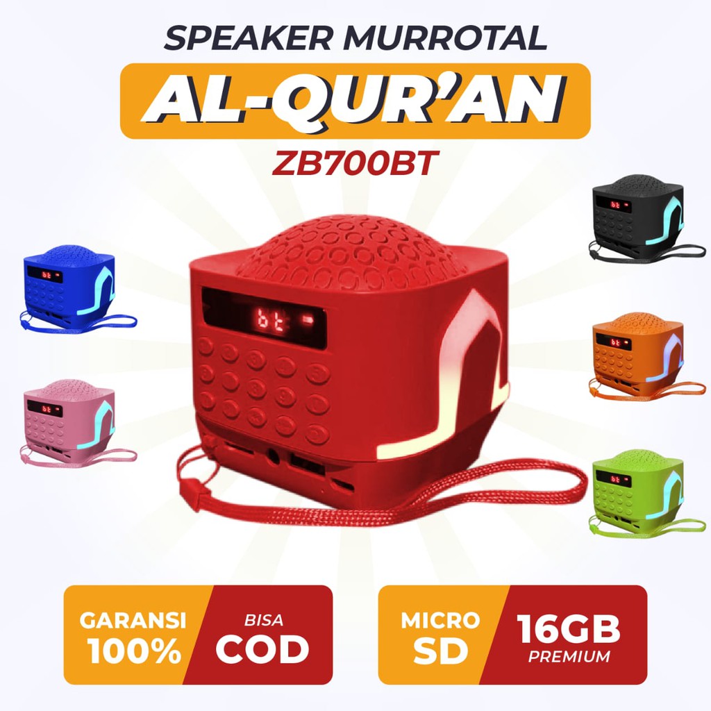 NEW -  SPEAKER MUROTTAL  - SPIKER MUROTAL AL QURAN 30 JUZ - TERLENGKAP - ZB 700 BT