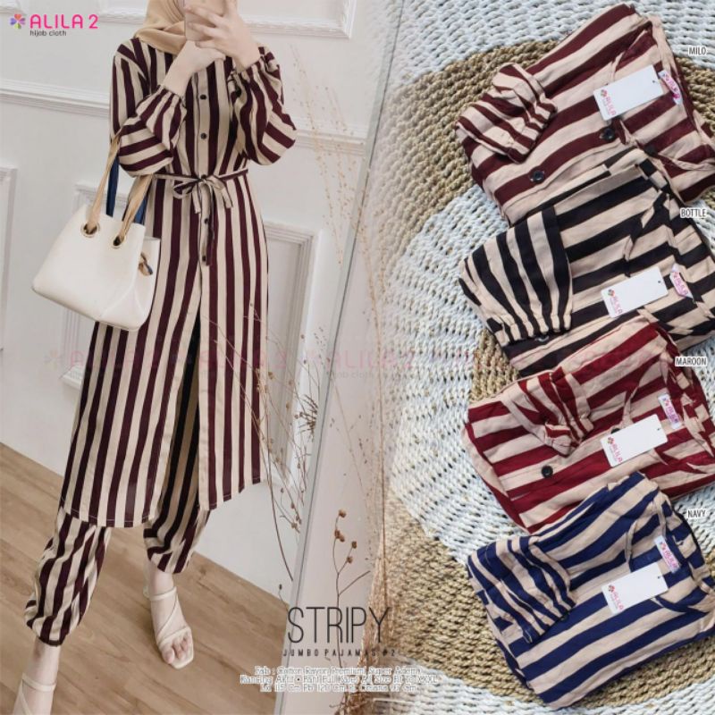 SETELAN LONG TUNIK JUMBO/ONE SET LONG TUNIK KATUN RAYON PREMIUM JUMBO LD 115 CM FIT XXXL