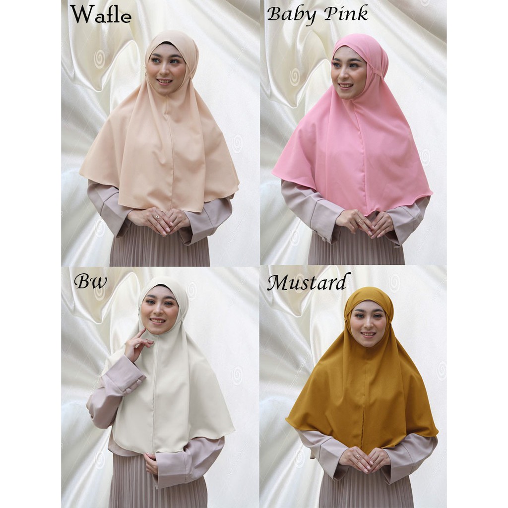 JILBAB BERGO MARYAM DIAMOND ITALIANO KHIMAR NON PET HIJAB KERUDUNG MARYAM