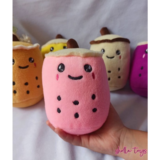 BONEKA BOBA MILK MINI 15cm Gantungan kunci Boba