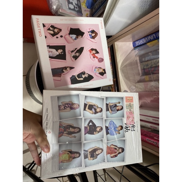 [NO photocard] Twice albums - Page Two pink ver - Yes or Yes Nayeon CD white ver