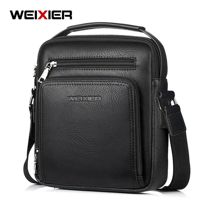 WEIXIER 18062 Tas Selempang Pria Kulit Sling Bag Anti Air WK-SBY