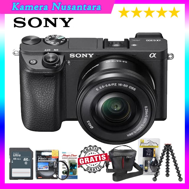 SONY ALPHA A6300 KIT 16-50MM OSS - SONY A6300 KIT LENS 16-50MM / A6300 - ORIGINAL