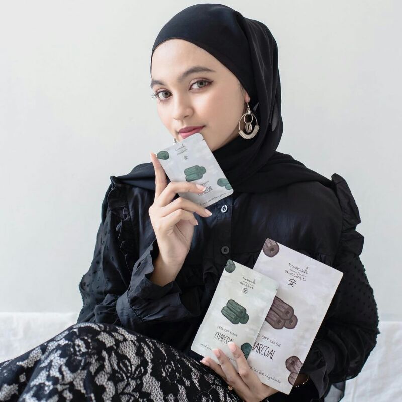 (FREE GIFT) PEEL OFF MASK CHARCOAL BY RUMAH MASKER SIZE 60gr