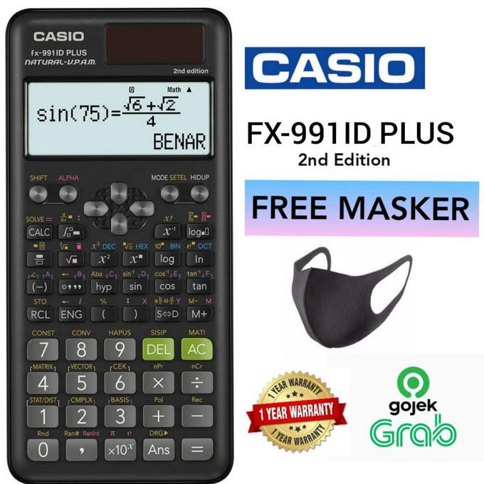

CALCULATOR CASIO FX 991 ID PLUS - CUCI GUDANG LHOOO