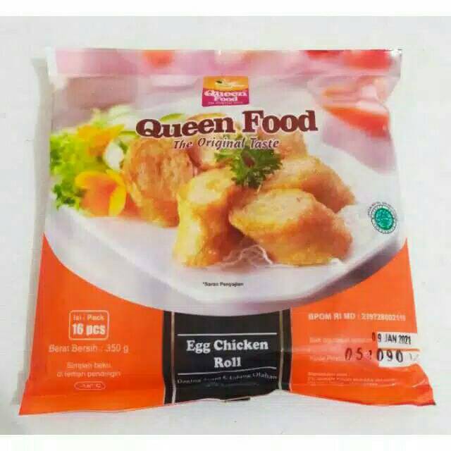 

QUEEN FOOD EGG CHICKEN ROLL ISI 4 ROLL 350g