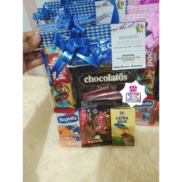 Bingkisan Snack No Chiki/ Paket Ultah sehat / Snack Ultah tanpa Chiki /Paket Snack Ultah