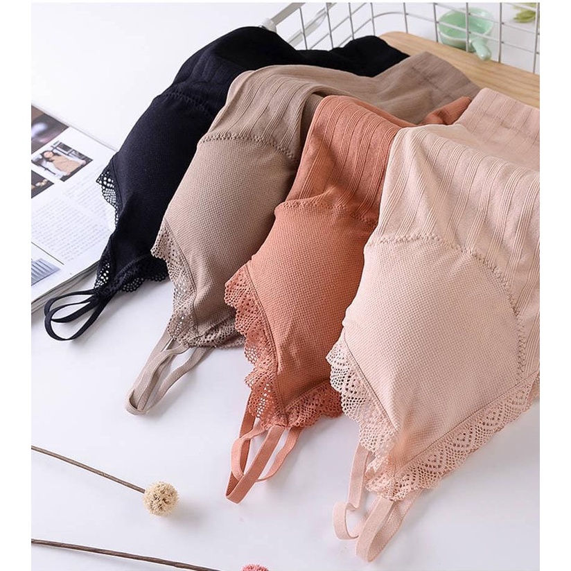 Gelasa Fashion Tank Top Bratop Lace Pakaian Dalam Wanita
