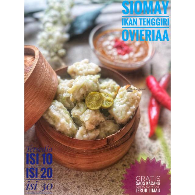 

Siomay Ikan Tenggiri Asli Homemade by Ovieriaa / Siomay Telur/Siomay Bandung isi 20 PSC