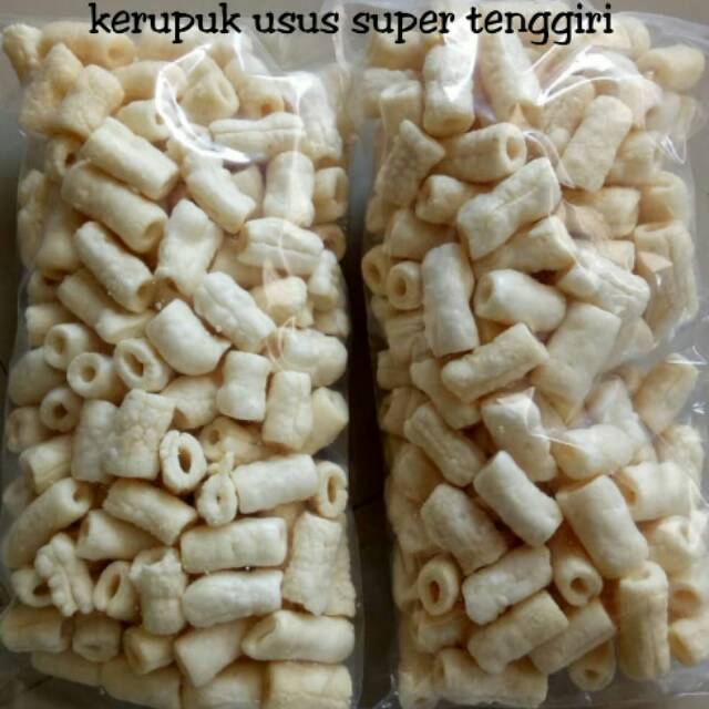 

Kerupuk usus ikan tenggiri super