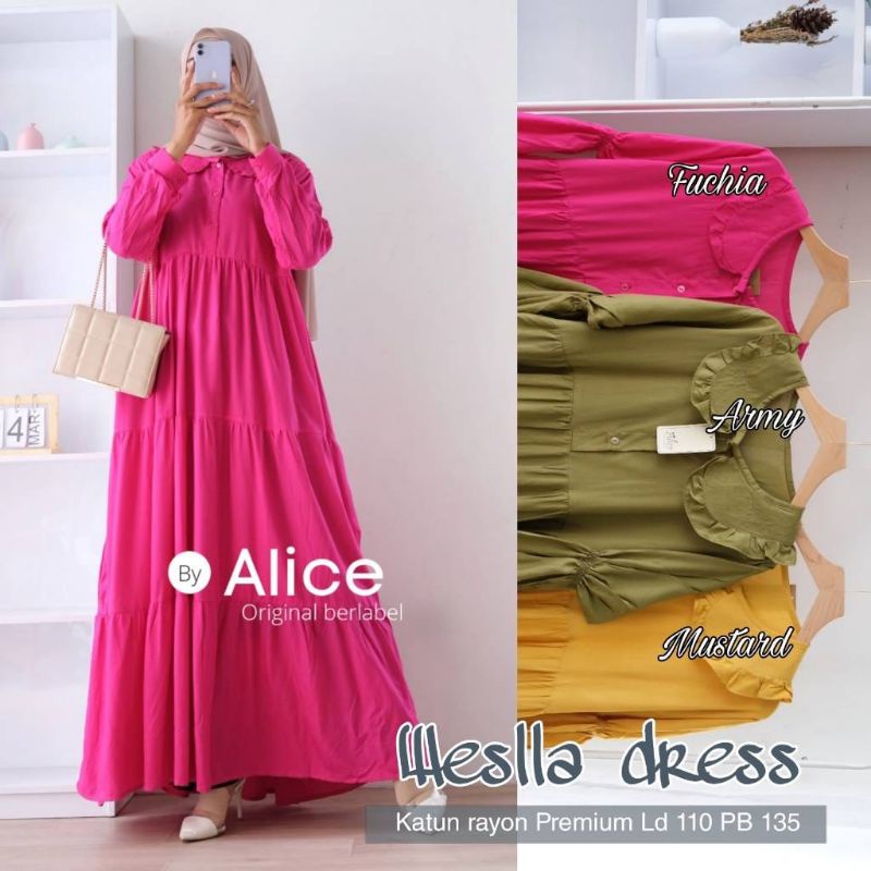 19.4 Weslla dress/mini dress rayon polos by Alice