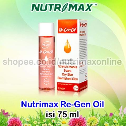 [KODE HT0W8] Nutrimax Re-Gen / Regen Oil 75ml Obat Penghilang Bekas Luka Stretch Mark Marks Stretchm