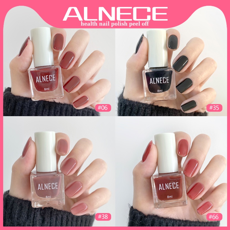 ALNECE KUTEK / PEEL OFF/ KUTEKS HALAL / CAT KUKU MUSLIMAH