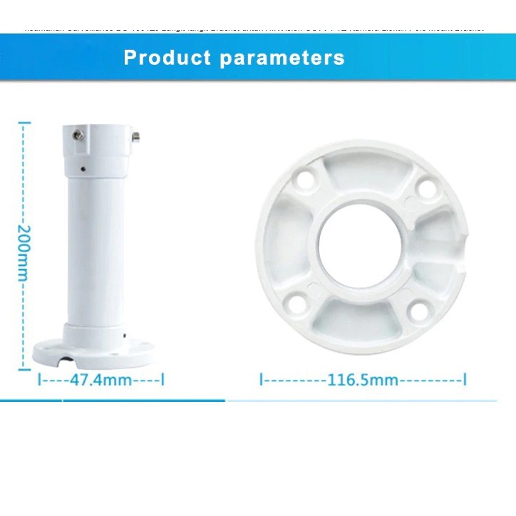 Brecket Gantung untuk Kamera CCTV PTZ 1661ZJ Trinity