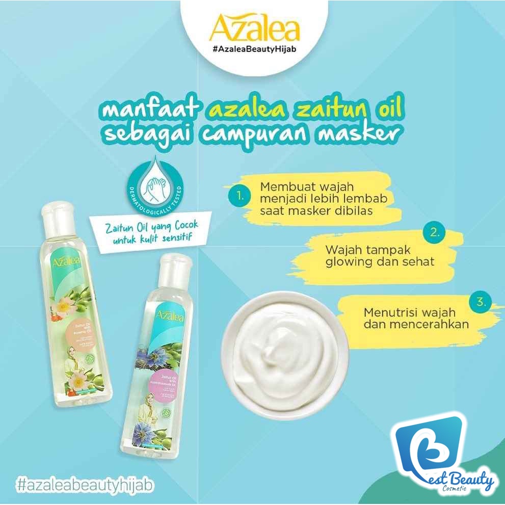 ★ BB ★ AZALEA Zaitun Oil With Rosehip |  Zaitun Oil Habbatusaudah 150 Ml