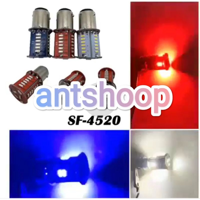 LAMPU STOP 30 LED MOTOR MOBIL BAYONET BISA BUAT MOTOR MOBIL LAMPU STOP BELAKANG