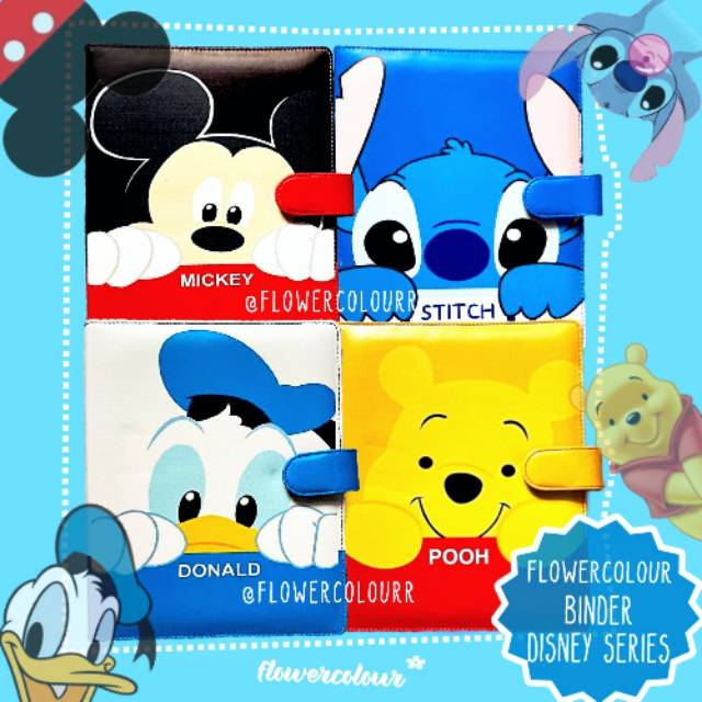 

Binder Disney Mickey Stitch Donald Winnie