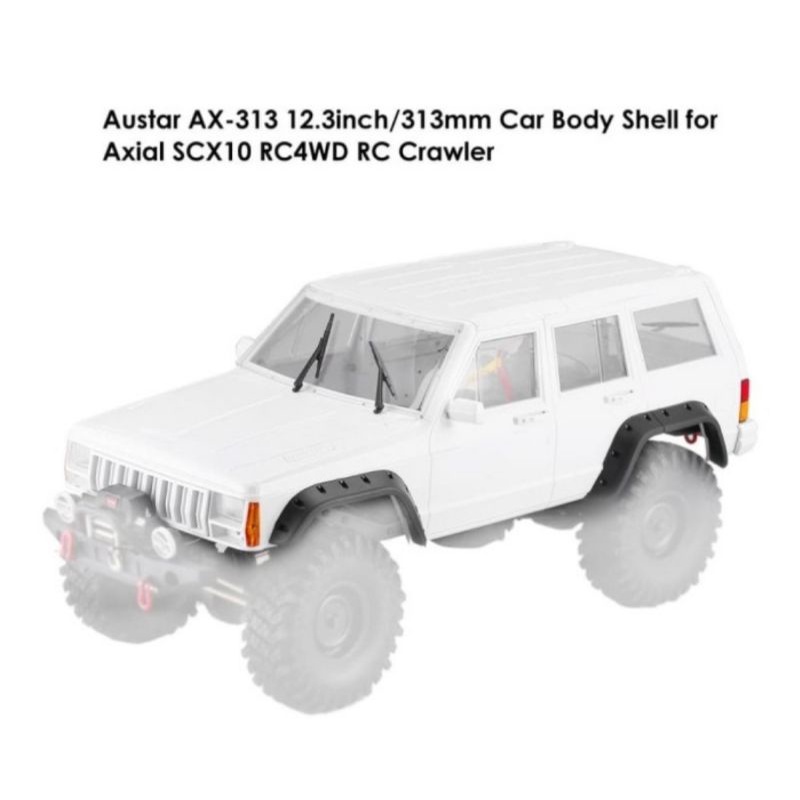 HARDBODY BODY JEEP CHEROKEE WB 313mm RGT SCX FREEMEN