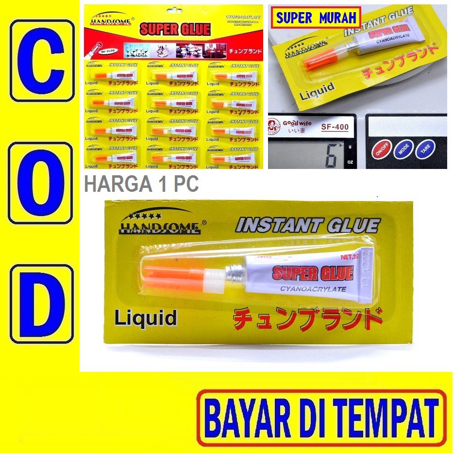 Jual Lem Cair Korea Tetes Gr Super Glue Power Sekelas Alteco J G D C