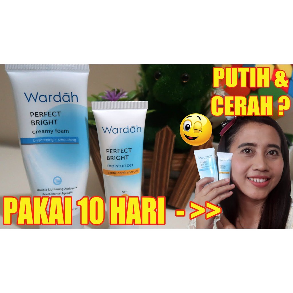 Wardah Perfect Bright Moisturizer + Oil Control SPF 30 PA+++ | Creamy Foam Face Facial Wash