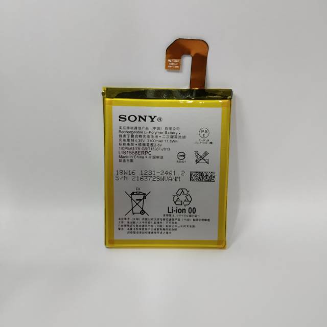 Baterai Sony Xperia Z3 Dual Lis1558erpc