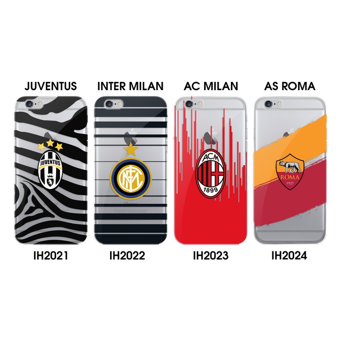 free ongkir CUSTOM CASE JUVENTUS INTER MILAN AC MILAN AS ROMA IH 2021   2024 termurah