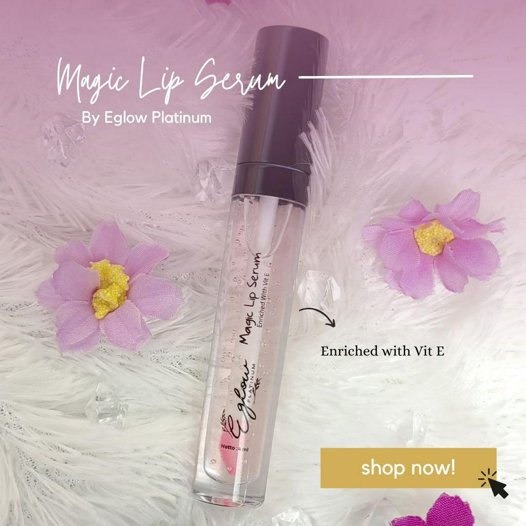 [GROSIR] LIP SERUM EGLOW PLATINUM / LIP SERUM PENCERAH BIBIR BPOM