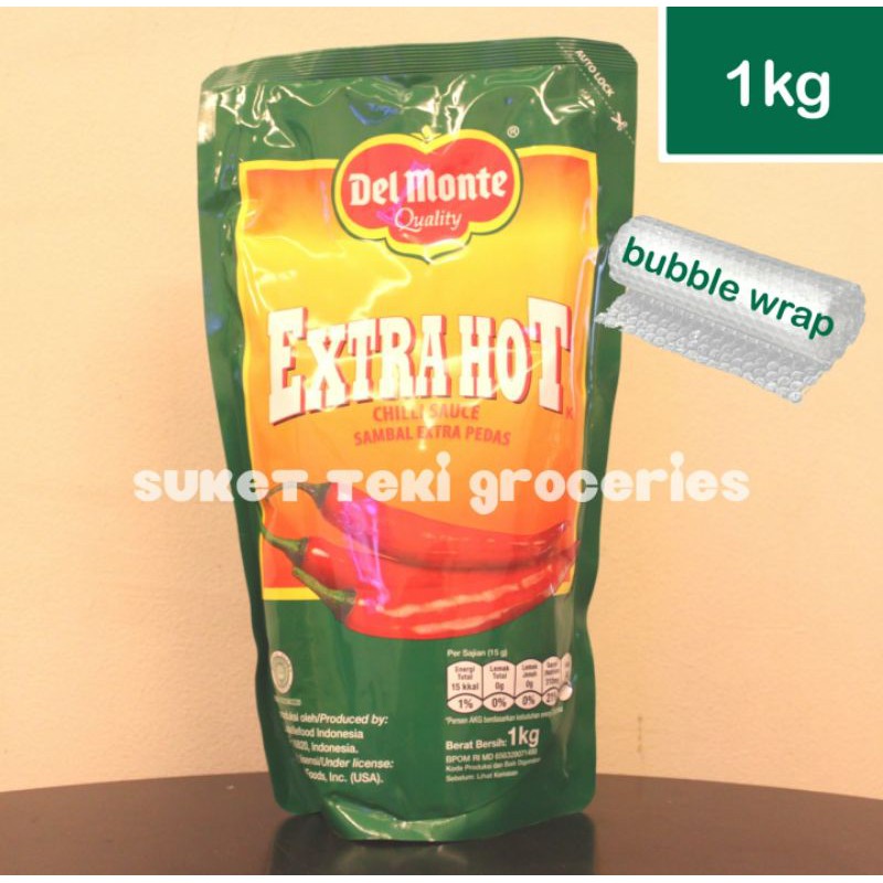 

Delmonte Extra Hot Pouch 1kg Chilli Sauce Refill READY