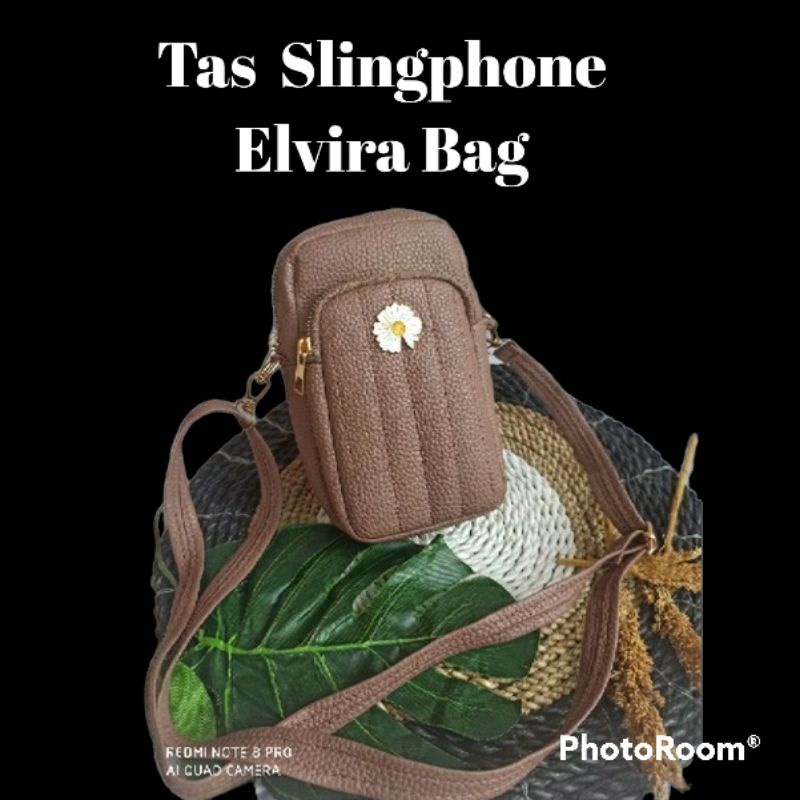 Tas Slingphone/Slingphone Elvira/Elvira bag/Tas Papirut/Selempang Papirut/Bisa COD SIZE 15X21CM