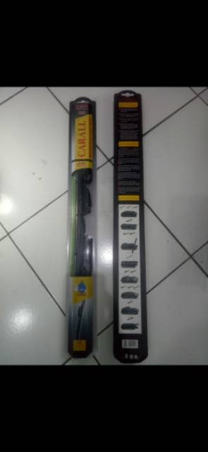 Wiper carall T191, dengan 7 adaptor bisa untuk semua jenis mobil, jepang, eropa, amerika, korea