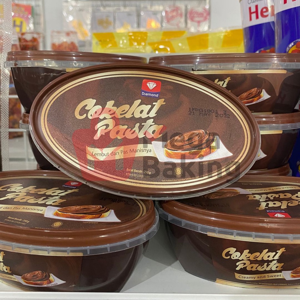

DIAMOND COKLAT PASTA 250GR / PASTA COKLAT DIAMOND / SELAI COKLAT DIAMOND /SELAI COKLAT
