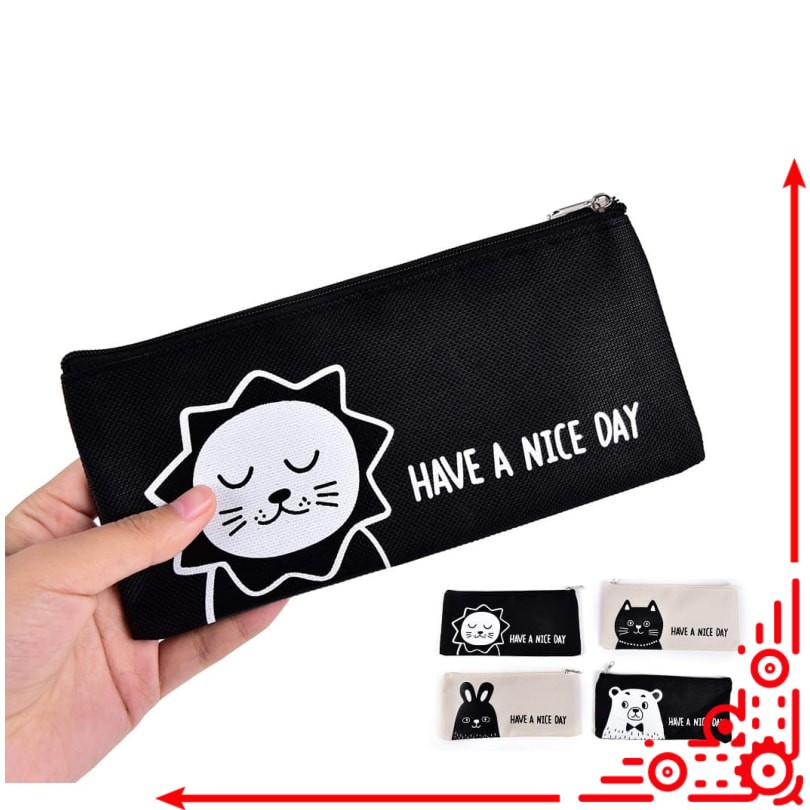 

mj / TP0060 Tempat Pensil Have A nice Day Pencil Case / Tempat Kosmetik
