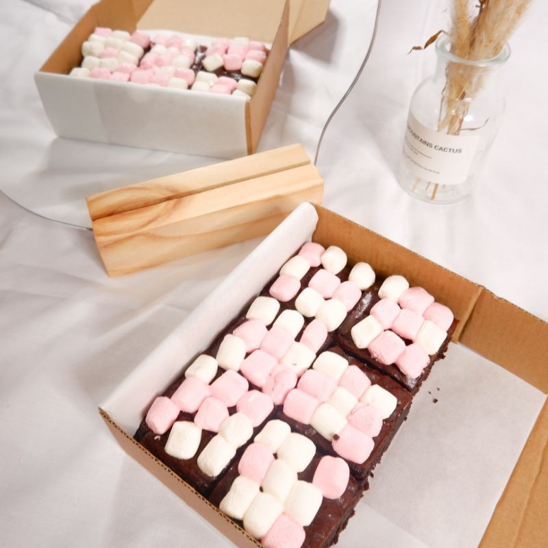 

FUDGY BROWNIES MARSMELLOW | LA COCHURA | BROWNIES PANGGANG