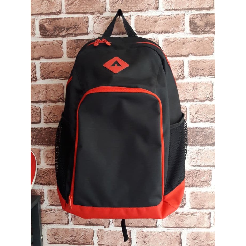 WOW. Tas AIRWALK Original. BlackRed. Tas Ransel Punggung. Tas Gaya.